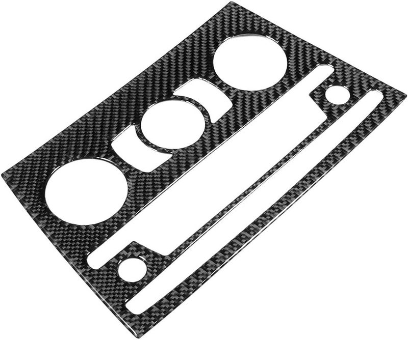 Light durable upgraded substance Carbon Fiber CD Panel Trim Frame, Air Conditioning CD Panel Cover for E84 X1 2011–2015, Glossy Interior Car Decoration with Precision Fit and Rustproof Design Diverse requirement fit - Image 4