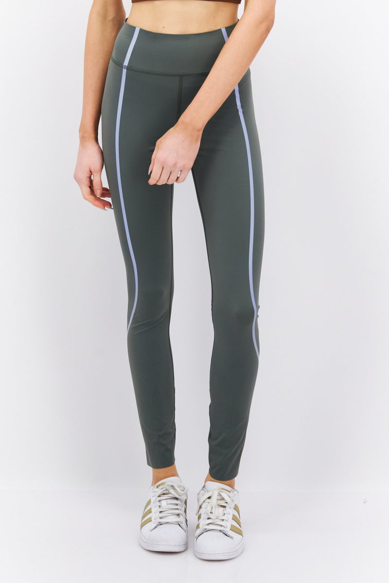 Etam Women Sportswear Fit Pull-On Training Legging, Olive - Image 1