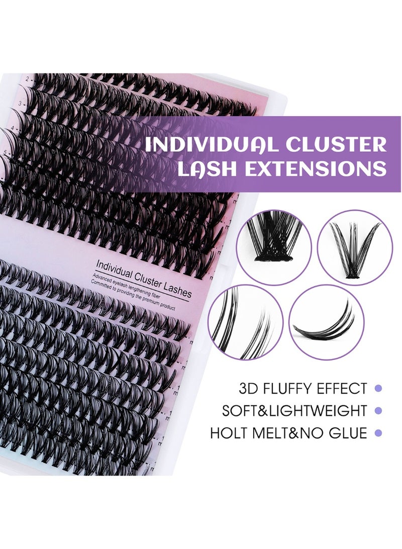 280 خصصلة من مجموعة الرموش ، خصلات رمش ، نموذجين 30D + 40D ، أطوال متعددة 9 مم -16 مم ، تتيح لك إنشاء شكل فريد وجميل كما تريد ، وتصميم مكياج يناسبك حقا! مناسبة لكل من المبتدئين والمحاربين القدامى ، DIY - Image 5