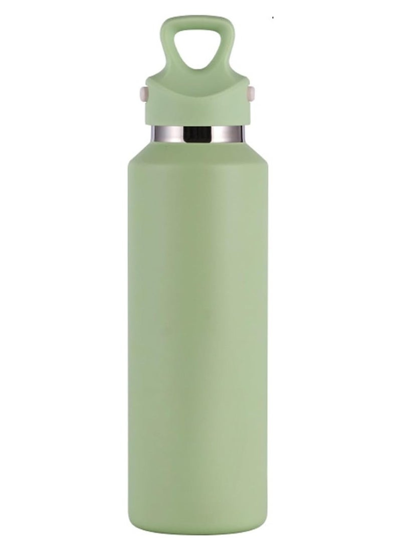 TYCOM Thermal Insulated Water Bottle 600 ML Stainless Steel Double Wall Vacuum insulated Water Bottles for Hot Cold Water Gym Bottle Flask Bottle Screwless 
