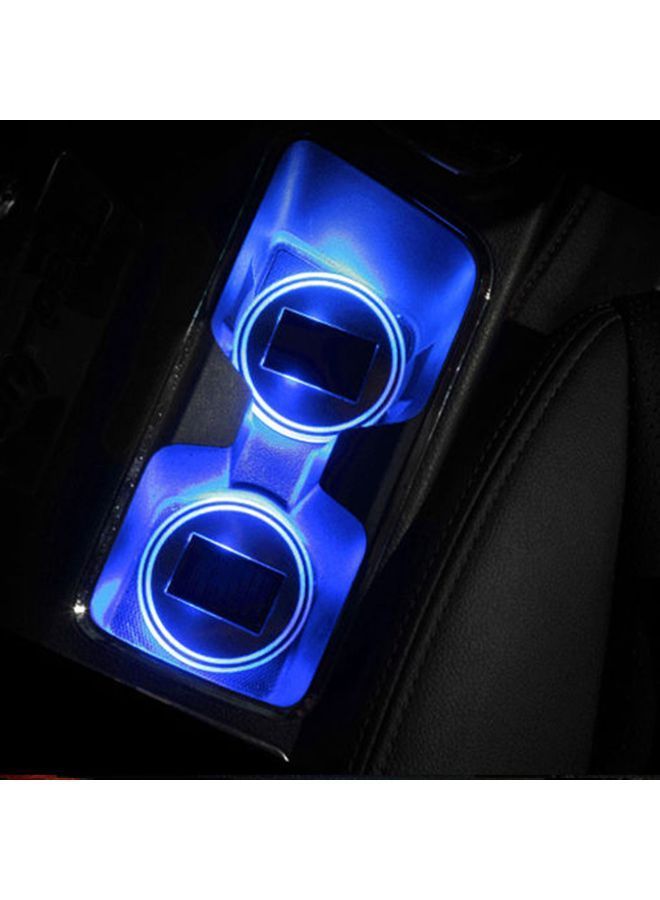 NIBEMINENT Anti-Slip Mat Cup Holder With Solar LED Light  - Image 1