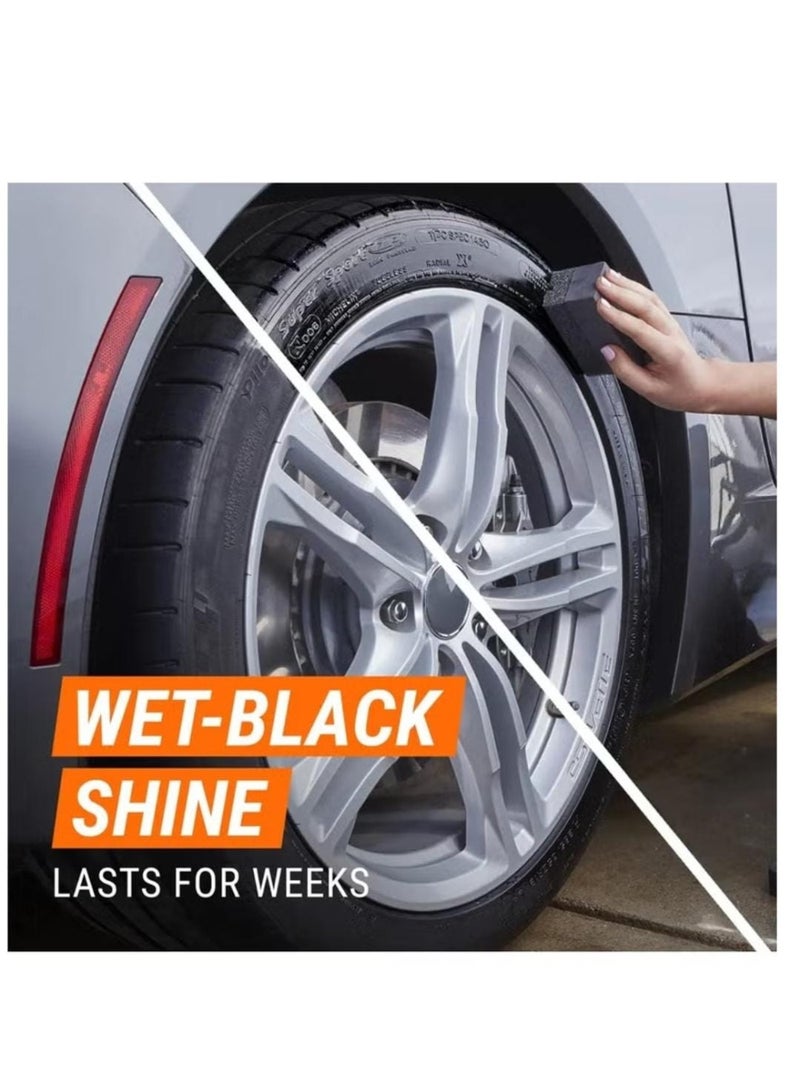 Nor1 3-in-1 Car Tire Polish Cleans, Shines, and Protects Tires from Drying and Cracks 650ml - Image 2