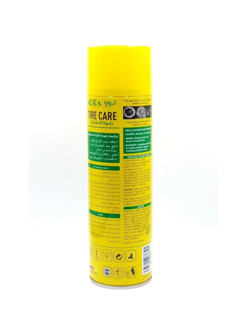 Nor1 3-in-1 Car Tire Polish Cleans, Shines, and Protects Tires from Drying and Cracks 650ml - Image 4