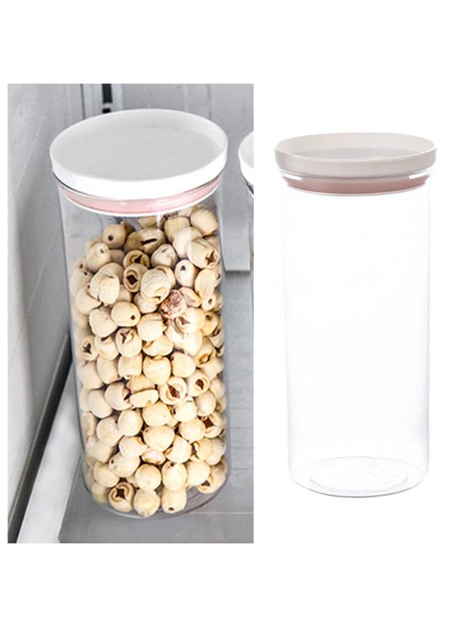 Kitchen Storage Sealed Jar with Lids PET PP Transparent Reusable Plastic Kitchen Storage Jar for Food Organizing - Image 5