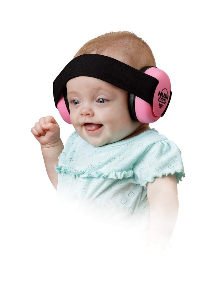 Mommy's Helper Hush Gear Noise Cancelling Headphones For Infants Ear Protection Pink  - Image 2