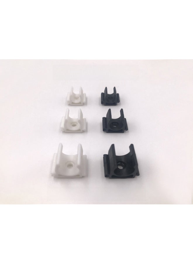 3DC8 Combined Tracheal Clamp Multi-tube Holder Single Splicing Pipe Clamp Fixing Clamp Pipeline BTMA-06/08/10-Specifications And Models:Black Spliceable TMA-12 1 Bit - Image 2