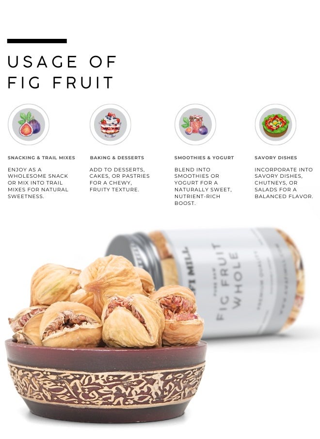 Awafi Mill AWAFI MILL Persian Fig Fruit Whole | Naturally Dried Figs | Premium Sweet & Chewy Snack  - Image 3