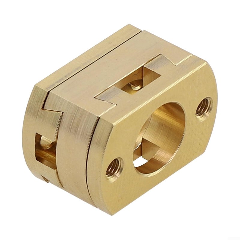 Brass Oldham Coupler For Z Axis T8 Screw Linear Motion Motor Connector - Image 2