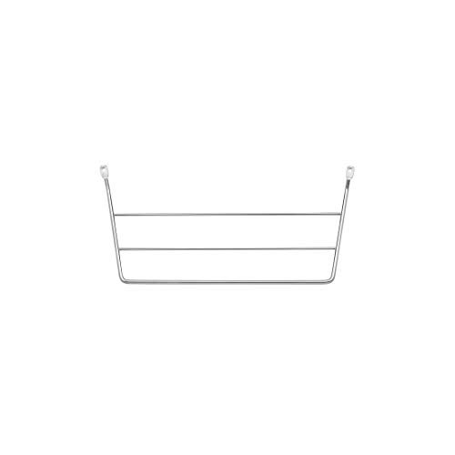 RevAShelf Under Sink Towel Holder for Kitchen and Bathroom Cabinets Door Mount Wire Dish Rag Rack Hanger Holds 3 Folded Wipes Chrome 56332 C