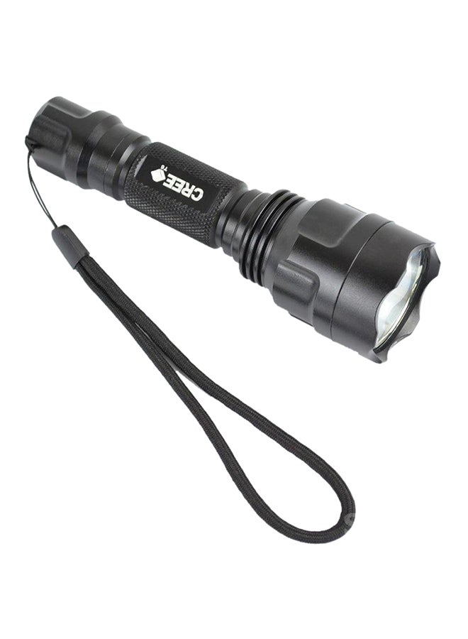 C8 LED Flashlight Black 20*4*3centimeter