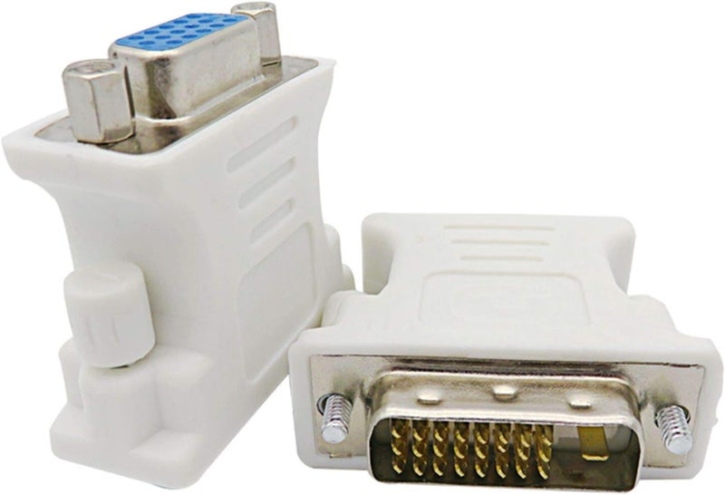 Tobo VGA Adapter DVI-I 24+1 Male to VGA 15 Pin Female Adapter Supports 1080P Full HD for Computer, PC Host, Laptop, Graphics Card to HDTV, LG HP Dell Monitor and Projector TD-523H - Image 3