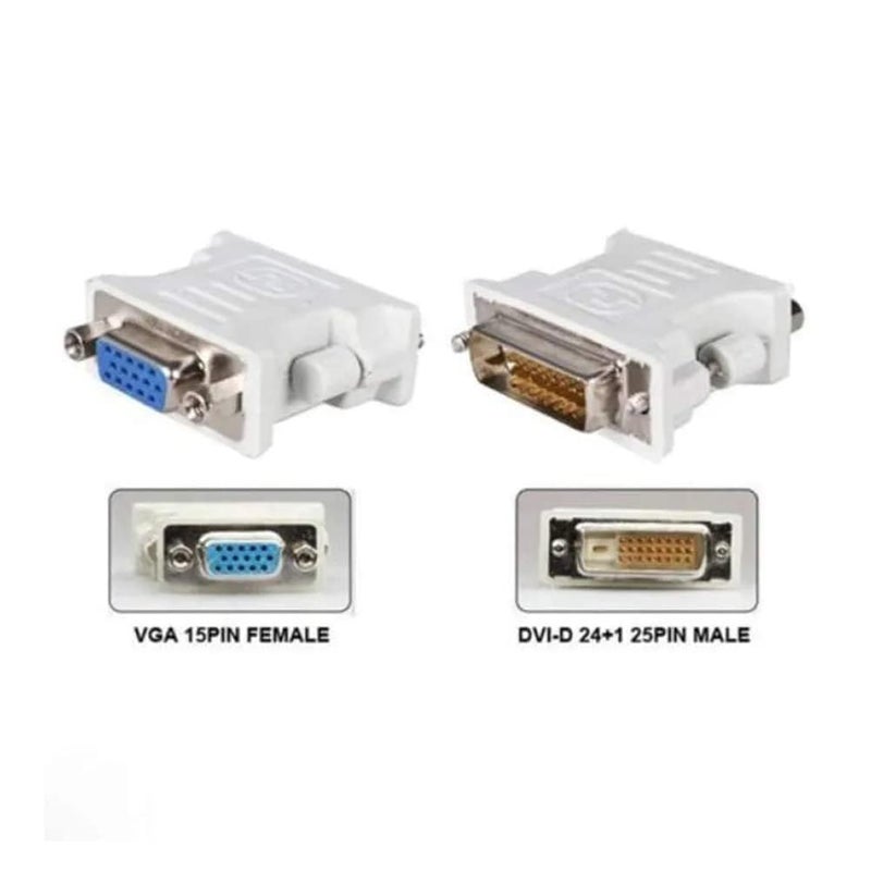 Tobo VGA Adapter DVI-I 24+1 Male to VGA 15 Pin Female Adapter Supports 1080P Full HD for Computer, PC Host, Laptop, Graphics Card to HDTV, LG HP Dell Monitor and Projector TD-523H - Image 5