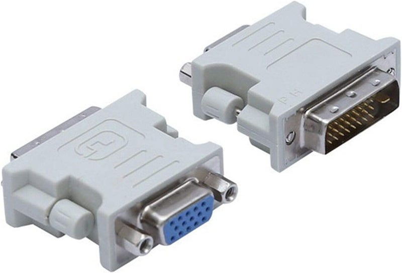Tobo VGA Adapter DVI-I 24+1 Male to VGA 15 Pin Female Adapter Supports 1080P Full HD for Computer, PC Host, Laptop, Graphics Card to HDTV, LG HP Dell Monitor and Projector TD-523H - Image 1