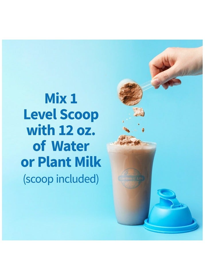 Garden of Life Organic Plant Based Creamy Protein With Oatmilk Powder 20G Protein Chocolate Brownie 2 Lb - Image 2