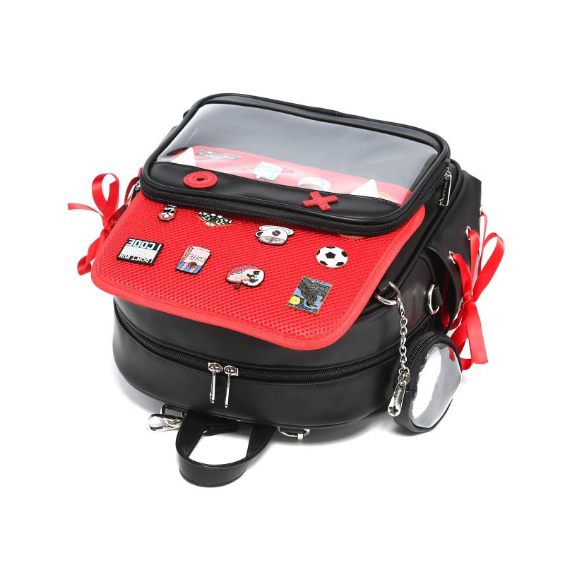 CHERRY SAUCE Halloween Purse Terror Sling Ita Bag Crossbody Bags PU Leather Backpack Shoulder Bag - Image 3