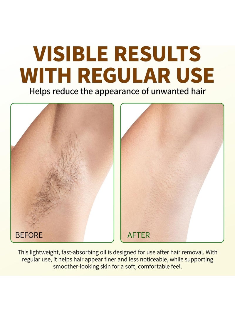 ATRJSZ 60ml Cyperus Rotundus Oil for Hair Removal，Inhibits Excessive Hair Growth, Reduces Excess Hair On the Body, Moisturizes and Soothes the Skin, Shrinks Pores, Suitable for All Skin Types - Image 4