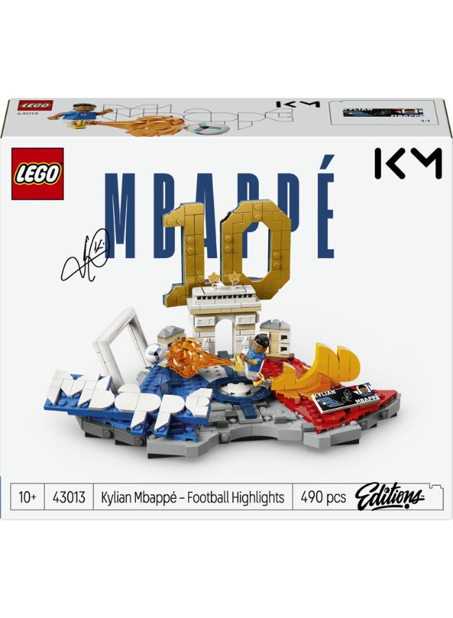 LEGO Editions Kylian Mbappé Soccer Highlights 43013 Building Set (490 Pieces) - Image 2