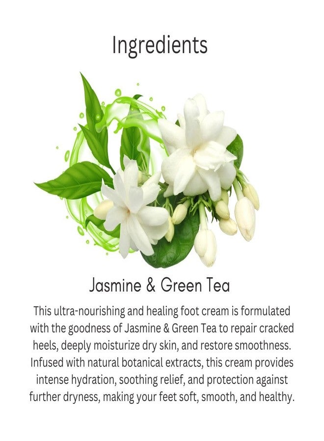 Utkrisht Khadi India Utkrisht Foot Crack Cream with Jasmine & Green Tea for Dry Cracked Heels, 50g - Image 4