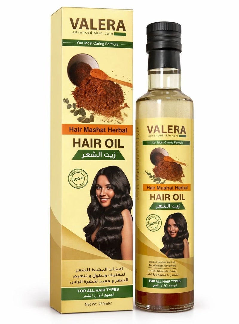 Valera Hair Mashat Herbal Hair Oil For All Hair Types 250ml - Image 1
