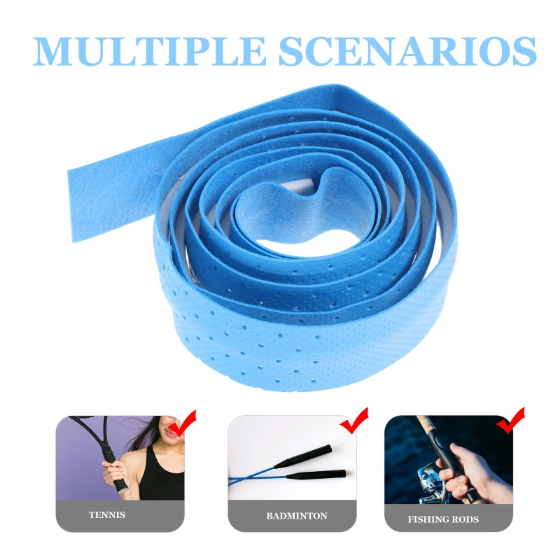 5pcs Tennis Racket Grip Tape Badminton Wrap Racket Handle Grips Sweat Absorption Band For Fishing Rod Racquet Accessories - Image 3