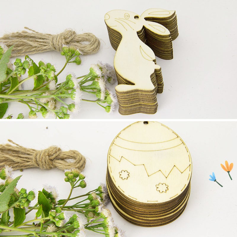 Easter Hanging Door Pendants Type 6: High-quality Diy Hanging Signs - Easy To Hang Easter Resurrection Eggs for Easter Party Spring Home Decoration - Image 3