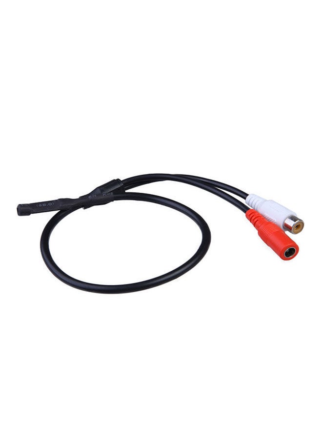NIBEMINENT Mini Spy Hidden CCTV Microphone for Surveillance DVR System Recorder Black  - Image 2