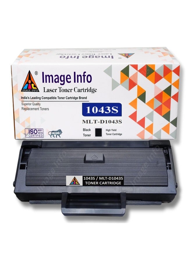 IIC IMAGE INFO ImageInfo 1043S Toner Cartridge Compatible for MLT-D1043S for Samsung ML-1600, ML-1660, ML-1670, ML-1860, ML-1865, ML-1866, SCX-3200, SCX-3201, SCX-3205, SCX-3206 Printers - Image 1