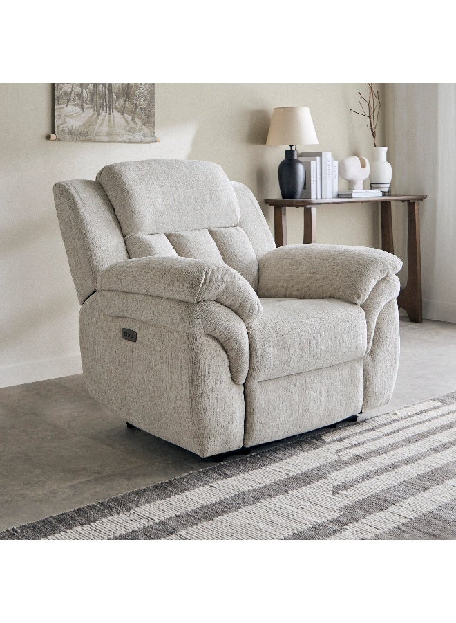 Home Box كرسي بذراعين من القماش قابل للإمالة - Image 1