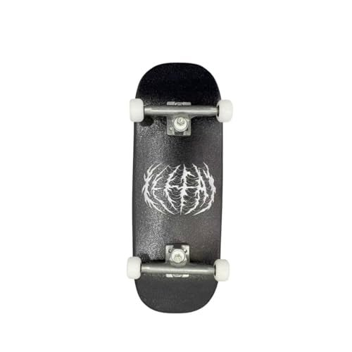 LEEFAI Pro Fingerboard Complete PreAssembled Finger Skateboard Setup Canadian Maple Wood Deck Measure 34x96mm Boxy Shape Small Logo - Image 1