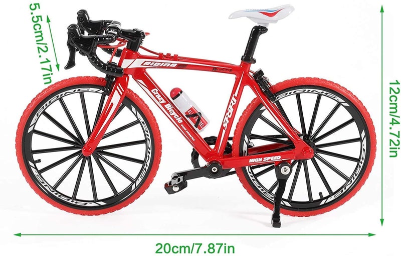 Magicwand 1:8 Scale【Toy-Miniature】 Die-Cast Alloy Based Racing Toy Bicyle Fully Working Model for Collectors【Random Color】 - Image 4