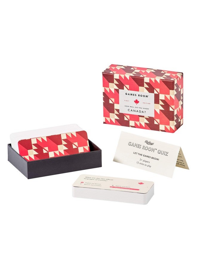 Ridley's Games Room How Well Do You Know Canada? Trivia Card Game - Trivia Game for Adults and Kids - 2+ Players - Includes 140 Questions - Fun Quiz Cards, Makes a Great Gift - Image 2