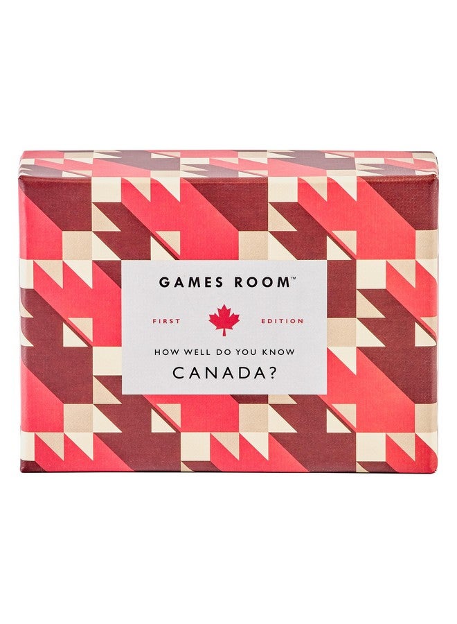 Ridley's Games Room How Well Do You Know Canada? Trivia Card Game - Trivia Game for Adults and Kids - 2+ Players - Includes 140 Questions - Fun Quiz Cards, Makes a Great Gift - Image 1