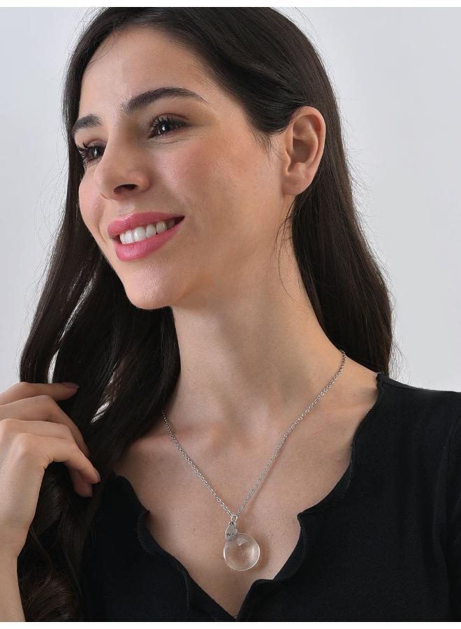 سوهي سلسلة قلادة مصممة مطلية بالفضة - Image 1