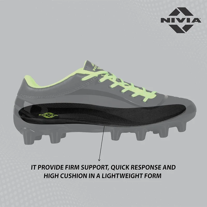 نيفيا Nivia Airstrike Football Studs with TPU Sole and Removable E.VA Sockliner for Enhanced Comfort