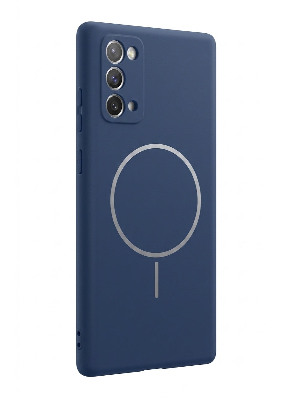 TWEGGON Case for Samsung Note 20, Silicone Protection Cover for Samsung Galaxy Note 20 Blue