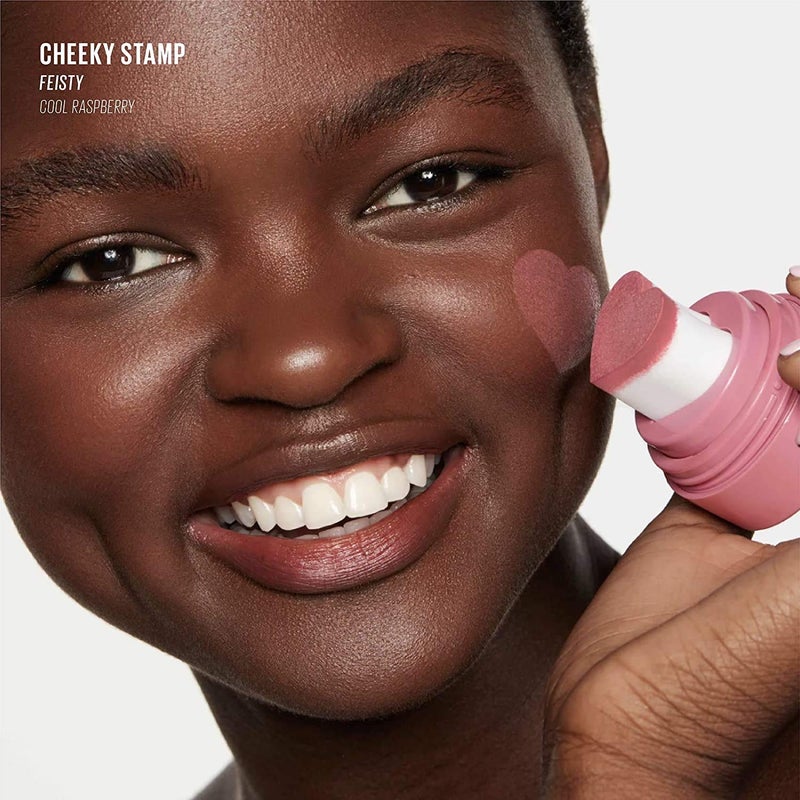 KAJA Blusher - Cheeky Stamp 04 Feisty | Kbeauty, Cute Makeup, Buildable & Blendable Shade with Heart-shaped Applicator, Sunkissed Finish, Travel size, Hygienic, Portable, Korean Makeup, 0.17 Oz - Image 3