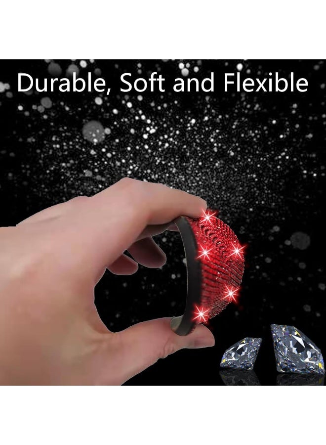 NBTEPEM 2pcs Bling Car Cup Holder Coaster - Image 5
