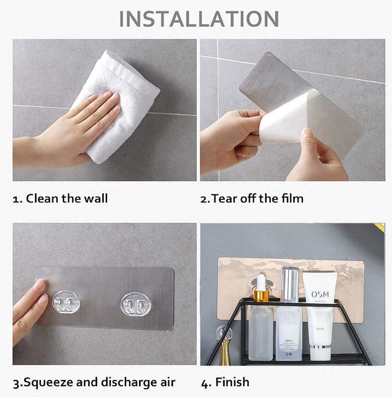 Zebroc Hexagonal Wall Shelf Decorative Shelf Wall Mounted Floating Shelf for Kitchen Bedroom Wall Shelf 3 TiersDisplay Racks Plant Flower Rack Decoration for Home Office Modern - Image 4
