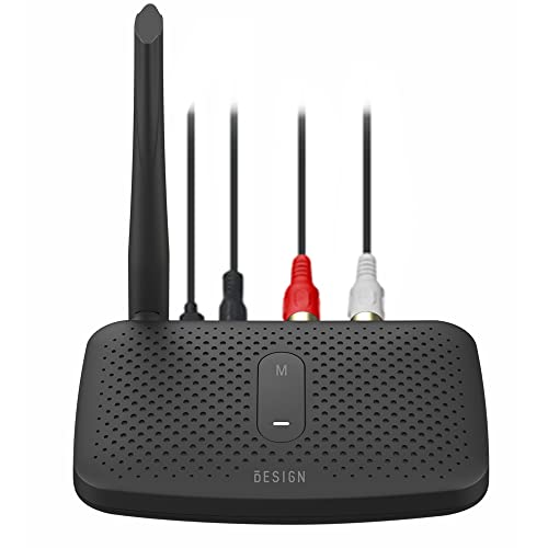 Besign BE-RCA Pro Long Range Bluetooth Adapter for Bluetooth Music Streaming, Black - Image 1