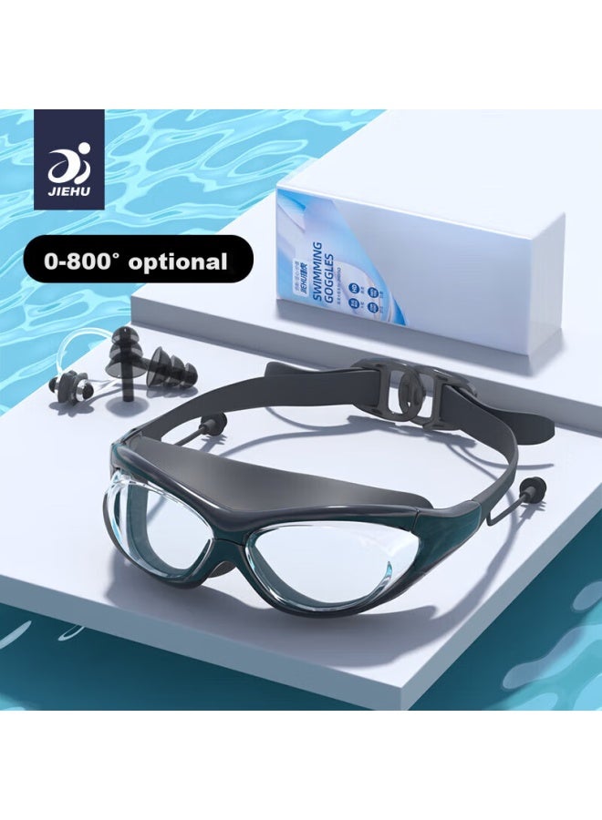 Jettiger Jiehu Swimming Goggles, High-definition Anti-fog, Waterproof Diving Gl For Men And Women, Adult Clear Lens Protective Eyewear - Image 1