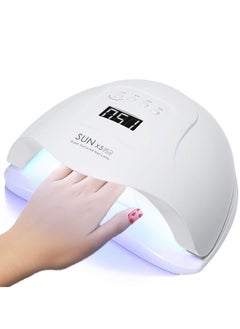 Sun Professional Gel Polish Led Nail Drying Lamp,Nail Dryer Sun X5 PlUS 54W Uv Led Nail Lamp For Professional Manicure Salon,Nails, Polish, Curing, Manicure, Pedicure,Nail Arts Tools, White  - Image 1