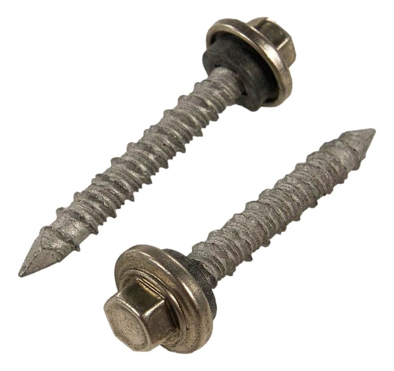 Tapcon Scots 1/4" x 1-3/4" Stainless Steel Hex Head ClimaSeal Concrete Anchor Screws 3358407 | 100 Pack | Drill Bit Included - Image 2