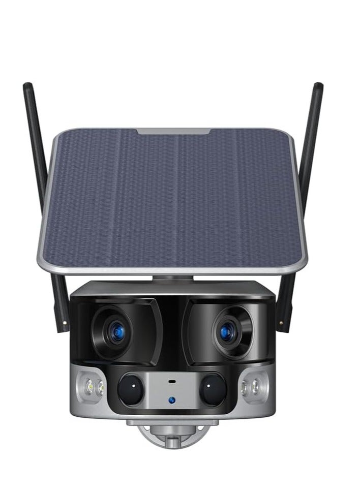 Crony Y6 WiFi-4K-8MP-180° Wide Angle Solar Battery Camera with 6W Solar Panel - Image 2