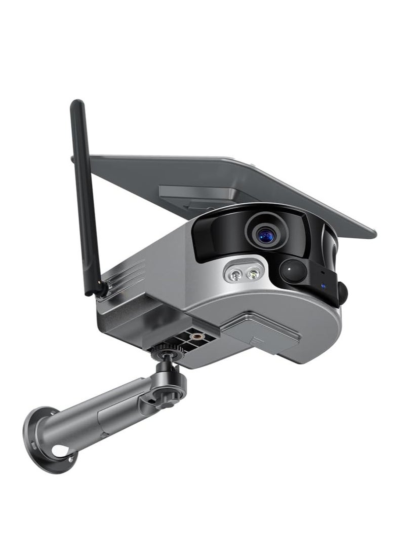 Crony Y6 WiFi-4K-8MP-180° Wide Angle Solar Battery Camera with 6W Solar Panel - Image 5