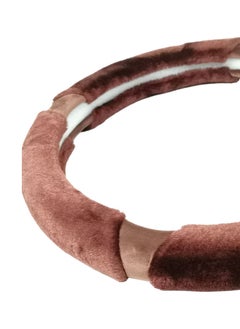 Luxus Fluffy Fur Steering Wheel Cover - Premium Smooth Fur, Universal Fit 38cm Medium Size BROWN - pzsku/Z6E532D291278C47D9922Z/45/_/1707924548/5fa9c3c7-f10b-4407-af04-9690e814e15d