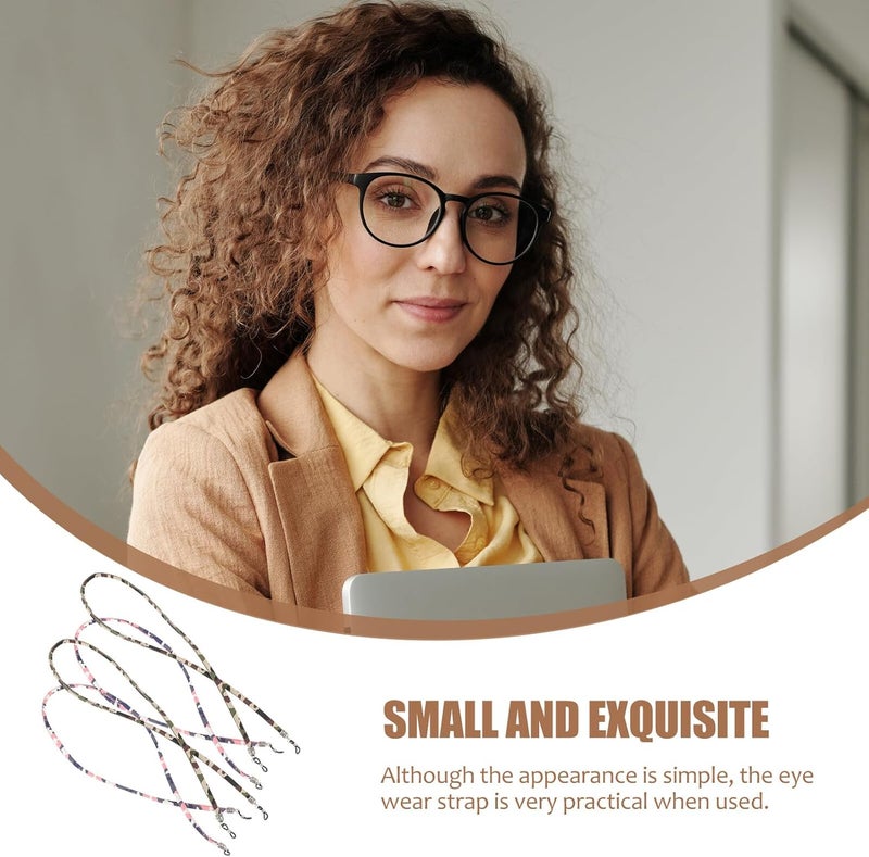 4pcs Camouflage Glasses Lanyards Eyeglass Holders for Men and Women, Sports Eyewear Retainers with Thick Sturdy Straps, Anti-drop Glasses Chain Accessories for Outdoor Activities - Image 3