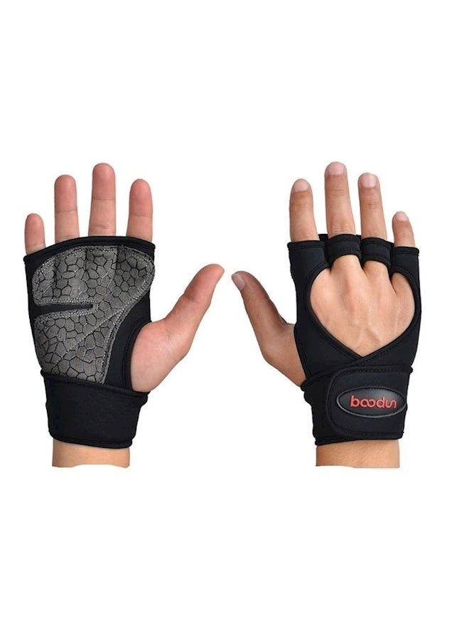 BOODUN Weightlifting Half Finger Gloves M