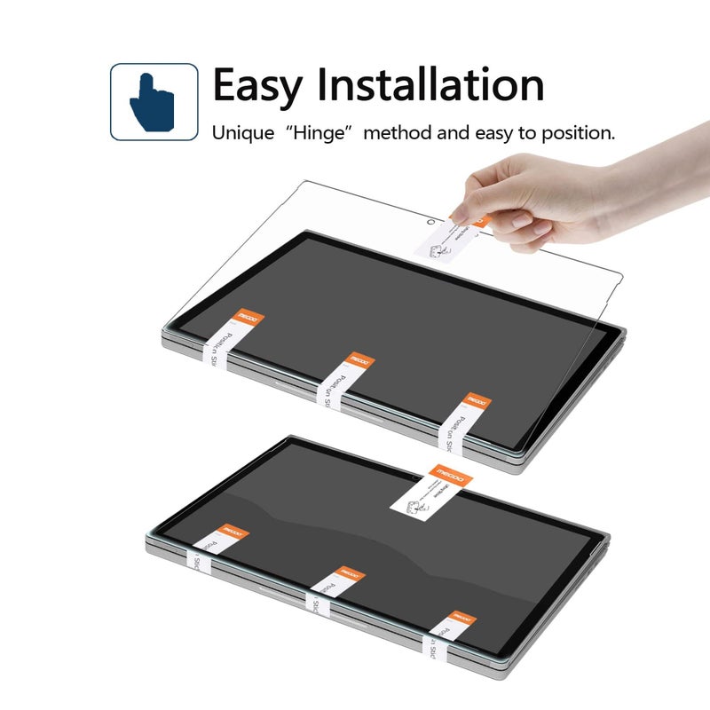 Megoo Screen Protector for Surface Pro 3, Tempered Glass, HD Clear-Scratch resistant-Friendly Touching Screen - Designed for Microsoft Surface Pro 3 (12 inch) Â¡Â­ - Image 5