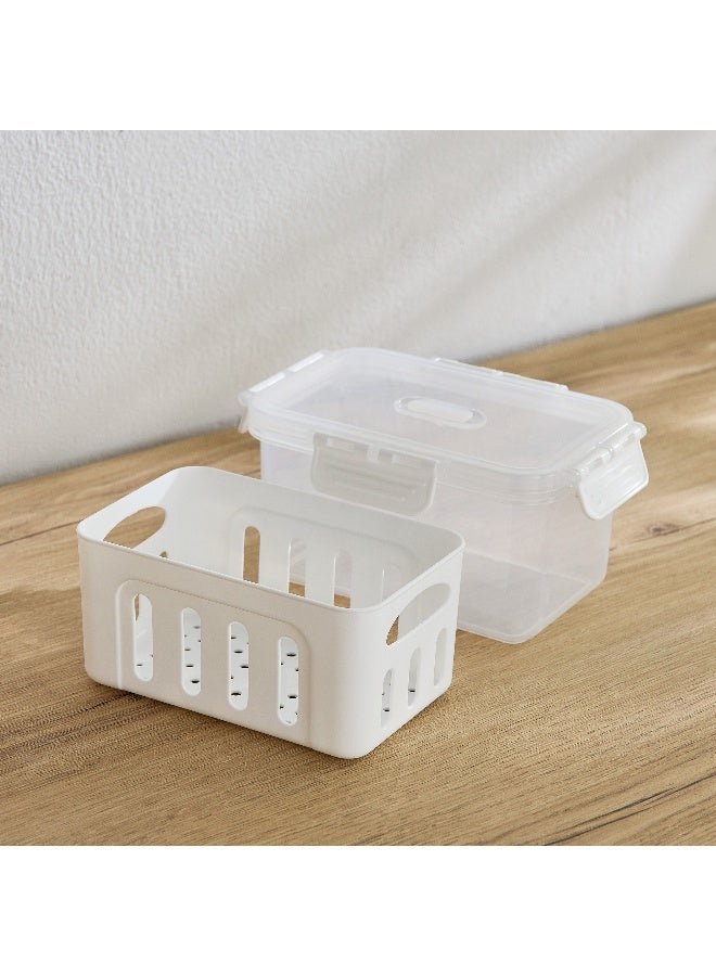 Home Box Sistematico Clip Lock Canister with Drainage - 2000 ml - Image 3