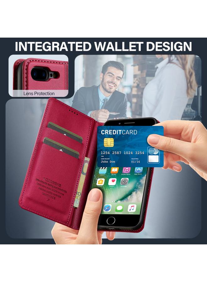 LC.IMEEKE Case For iPhone SE 2022 L1 Series Frosted Fine Texture PU Phone Case - Image 5